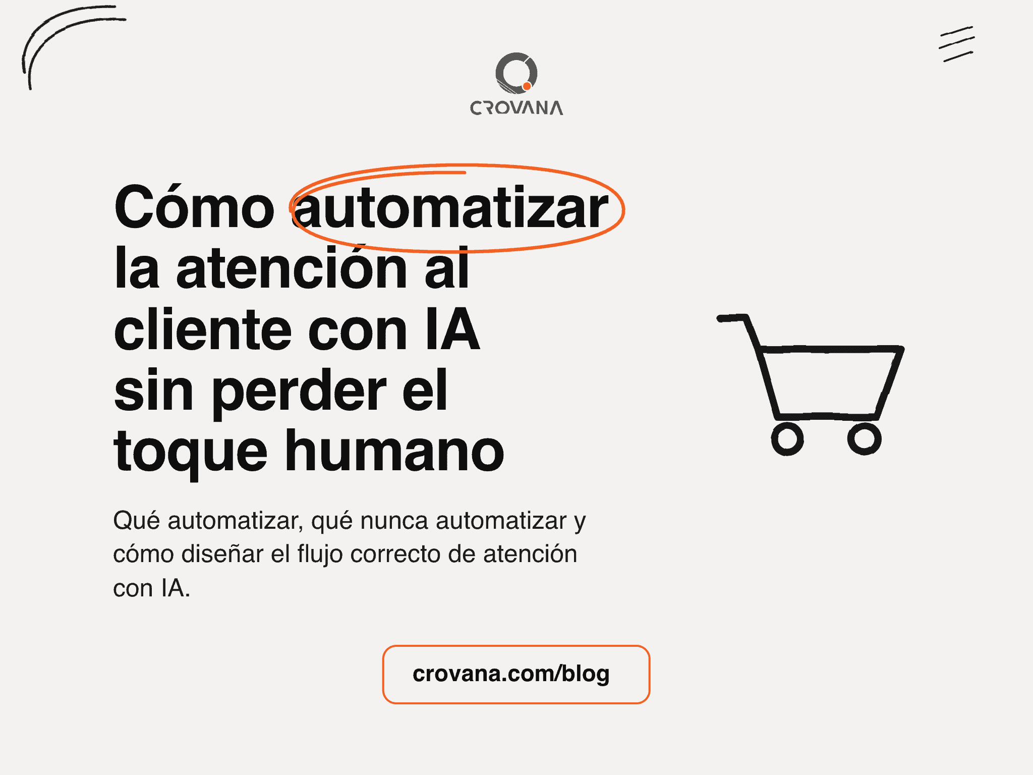 Automatizar atención al cliente con IA