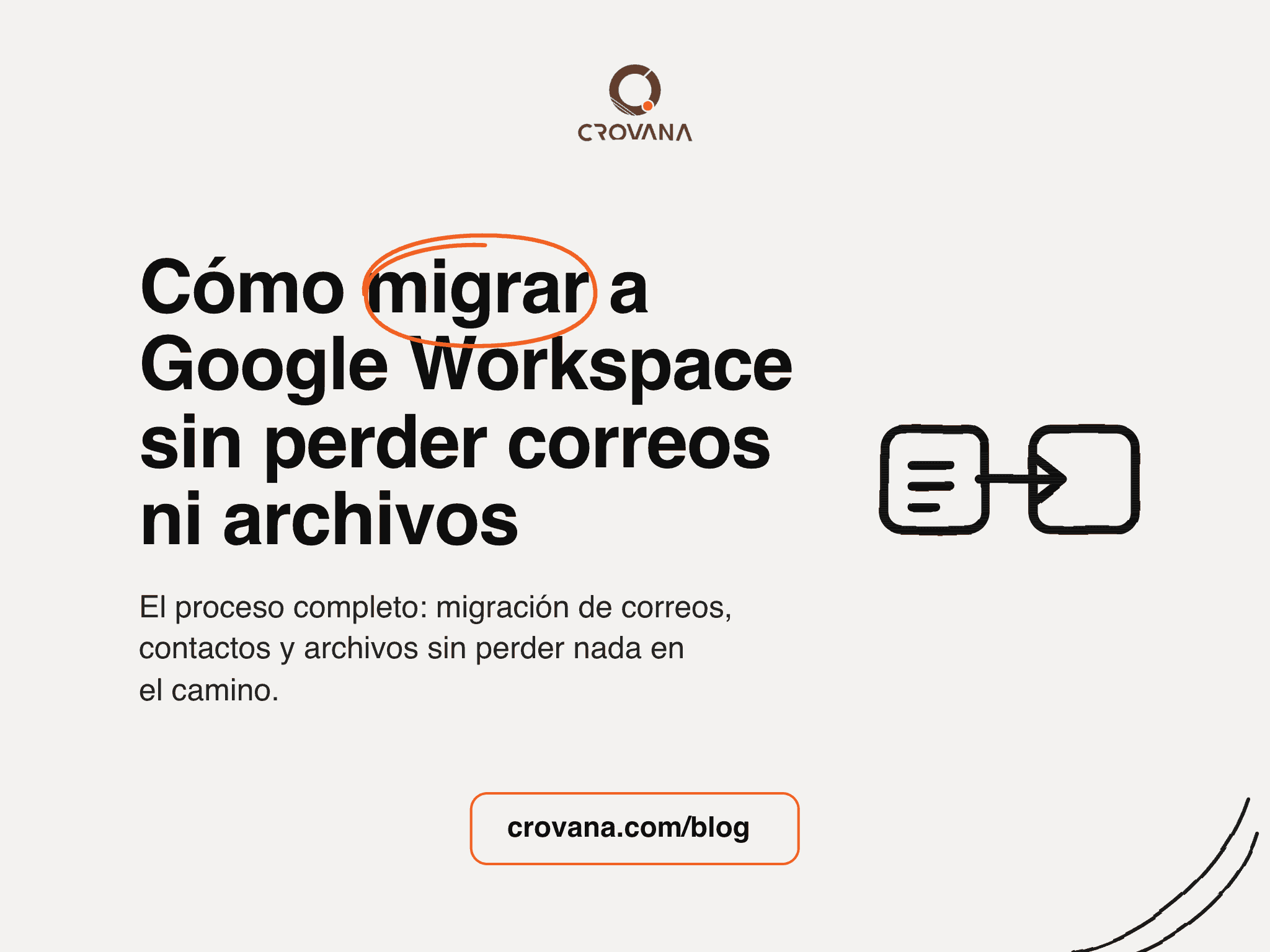 Cómo migrar a Google Workspace