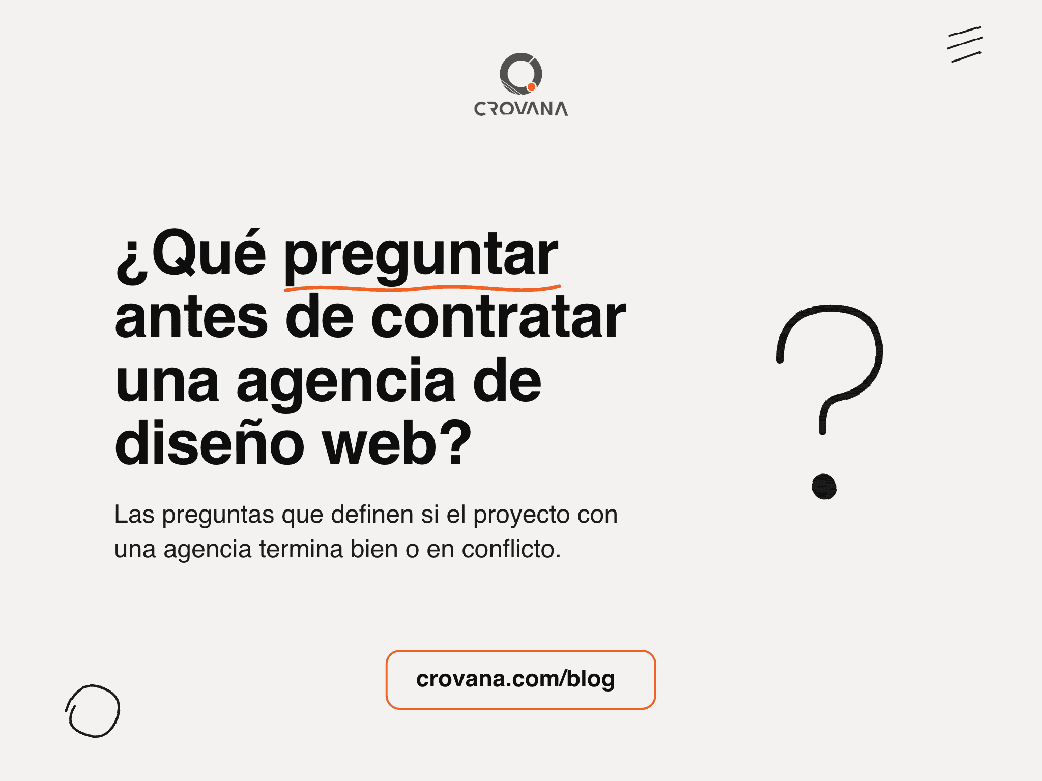 Qué preguntar antes de contratar una agencia de diseño web